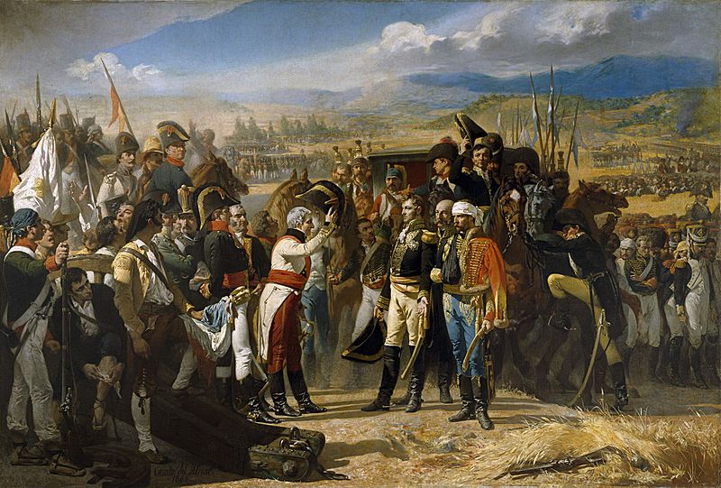 peinture "la reddition de Bailén", par Casado José