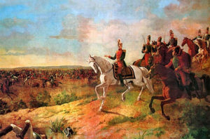 Représentation de la bataille de Junín