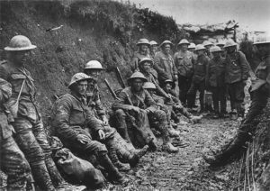photographie de soldats à la bataille de la Somme