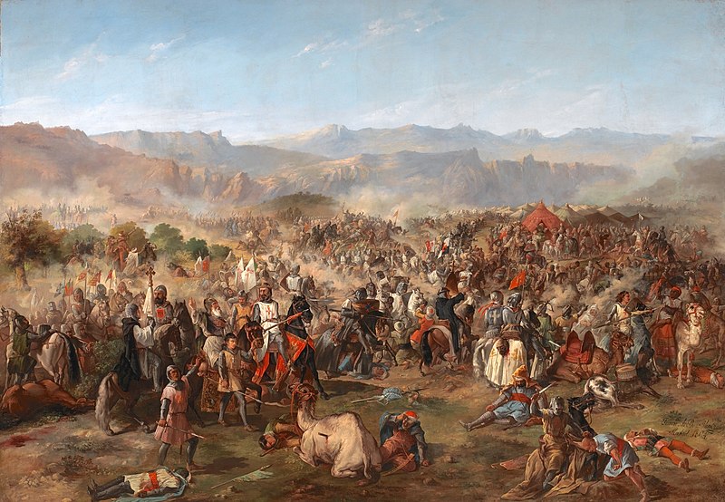 illustration de la bataille de las navas de tolosa