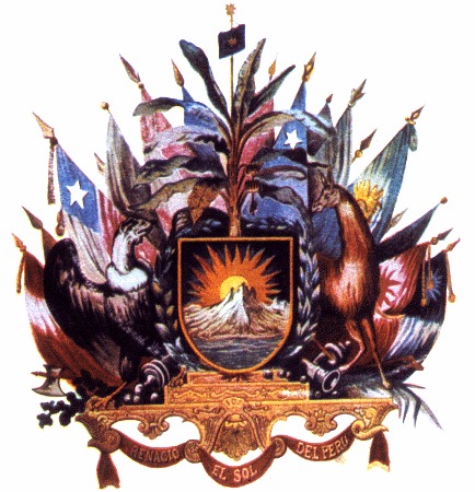 Image des armoiries du Pérou, par San Martín