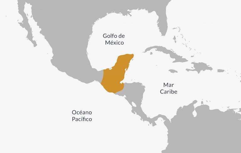 Localisation de la culture maya