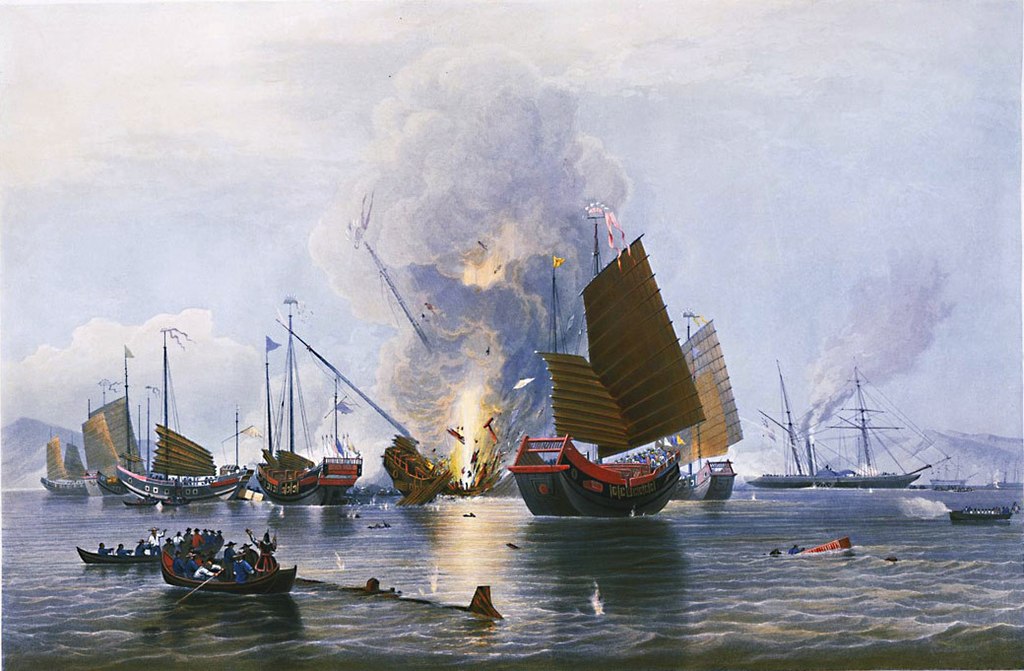 image de la guerre de l'opium