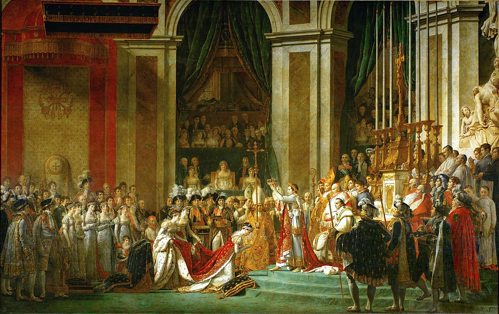 image du sacre de Napoléon Bonaparte
