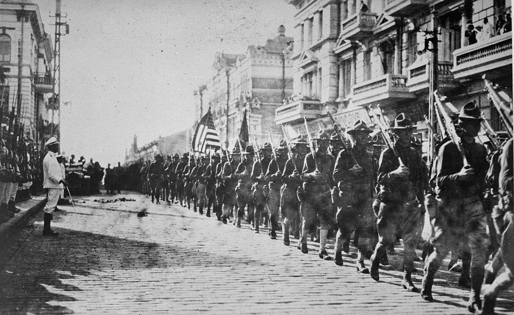 photo de soldats américains à Vladivostok