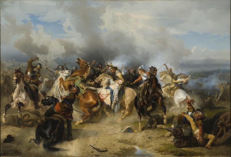 peinture de la bataille de Lützen