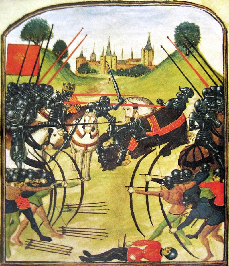 Peinture de la bataille de Tewkesbury
