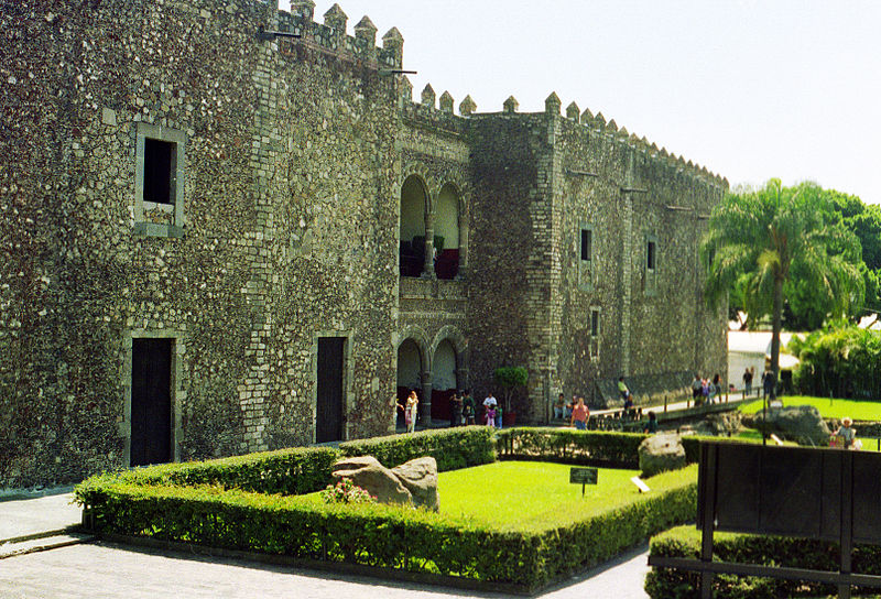 photographie du palais d'Hernán Cortés