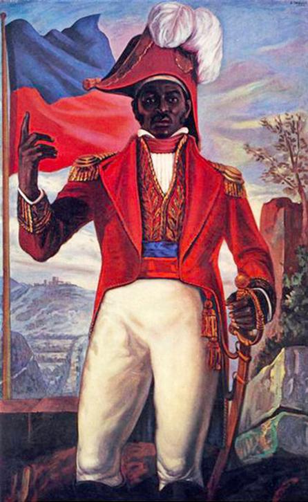 peinture de la proclamation de l'indépendance d'Haïti par Jean-Jacques Dessalines