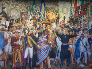 Fresque de l'indépendance mexicaine