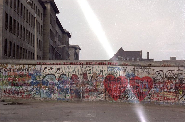 Photographie du mur de Berlin