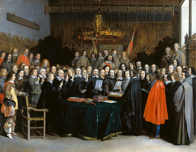tableau Signature du traité de Münster