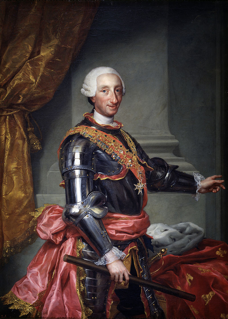 Portrait du roi Carlos III d'Espagne