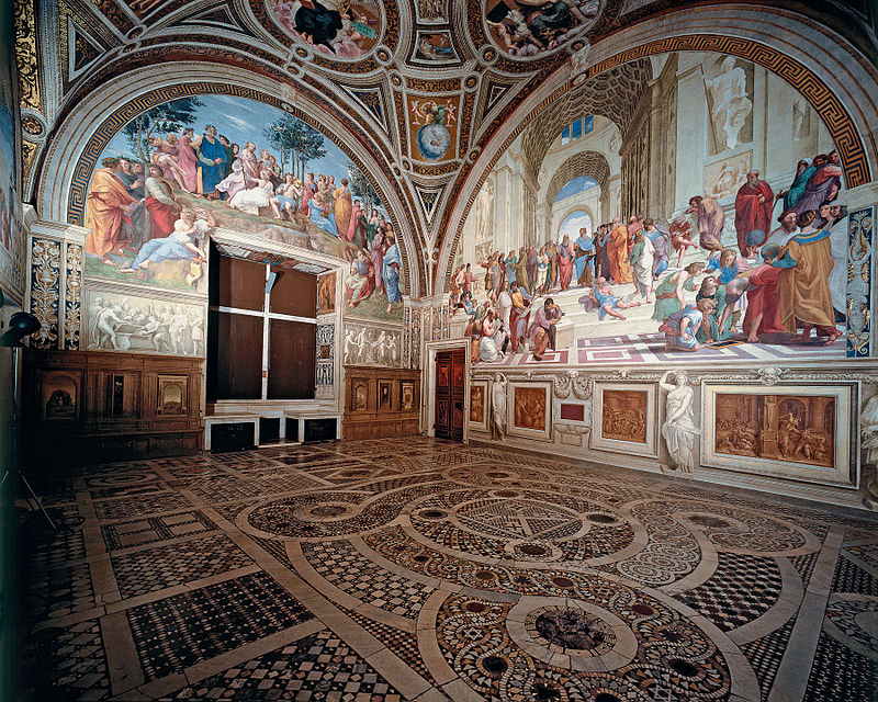 Les chambres du Vatican de Raphael Sanzio.