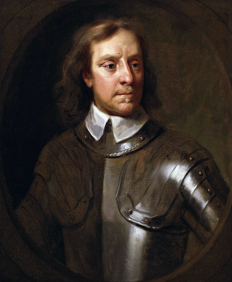 Portrait d'Oliver Cromwell, Lord Protecteur de la République.