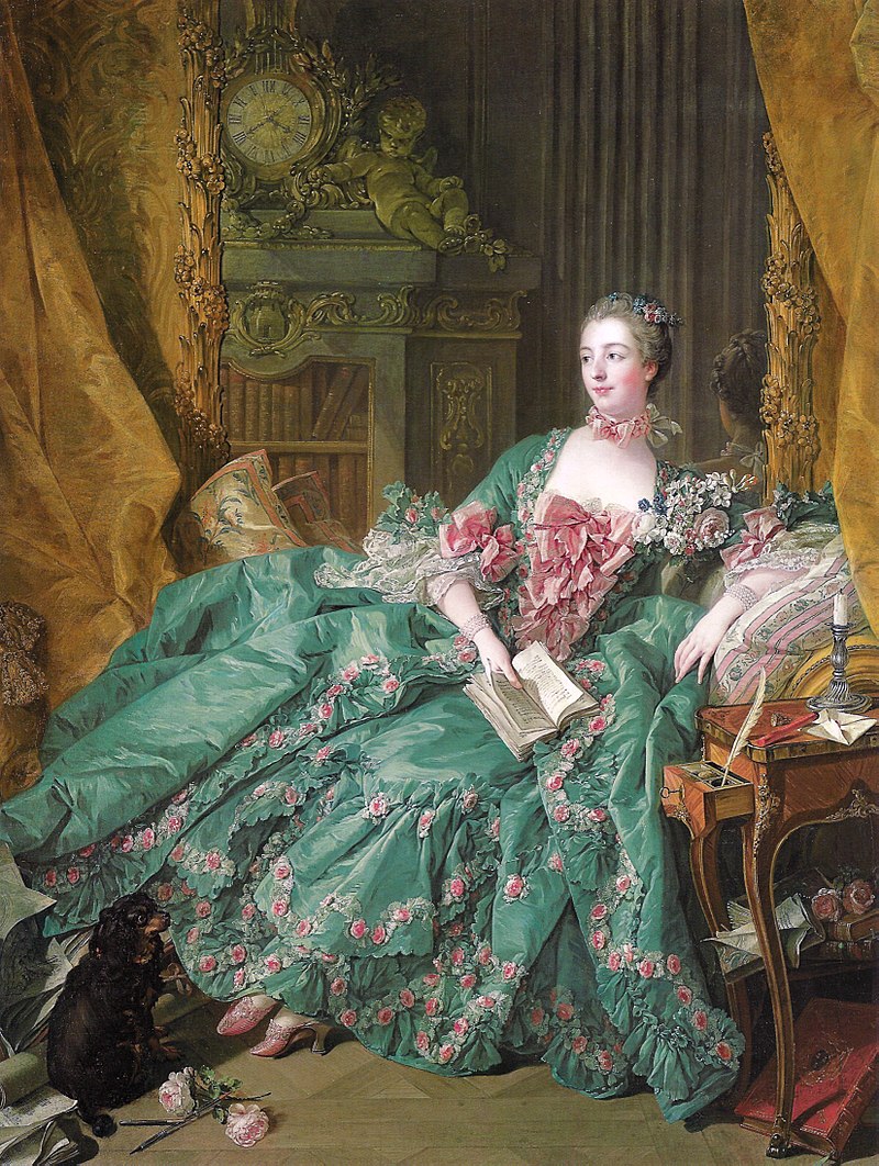 Tableau "Portrait de Madame Pompadour"