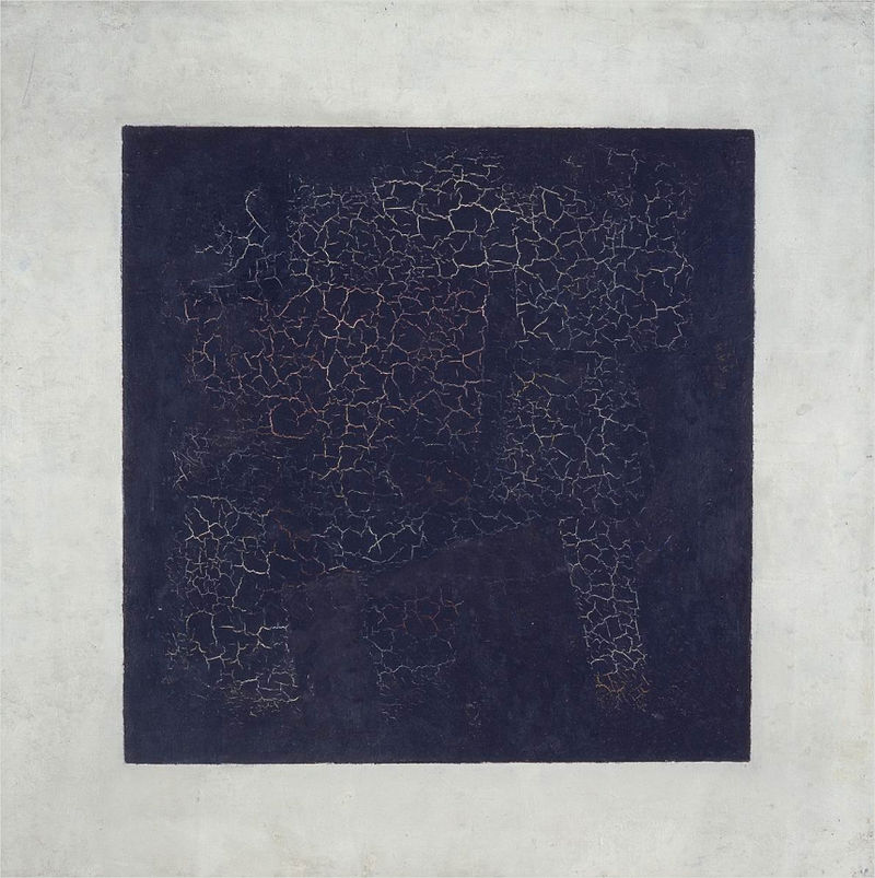 oeuvre carrée noire de Kazimir Malevich