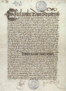 Page du traité de Tordesillas
